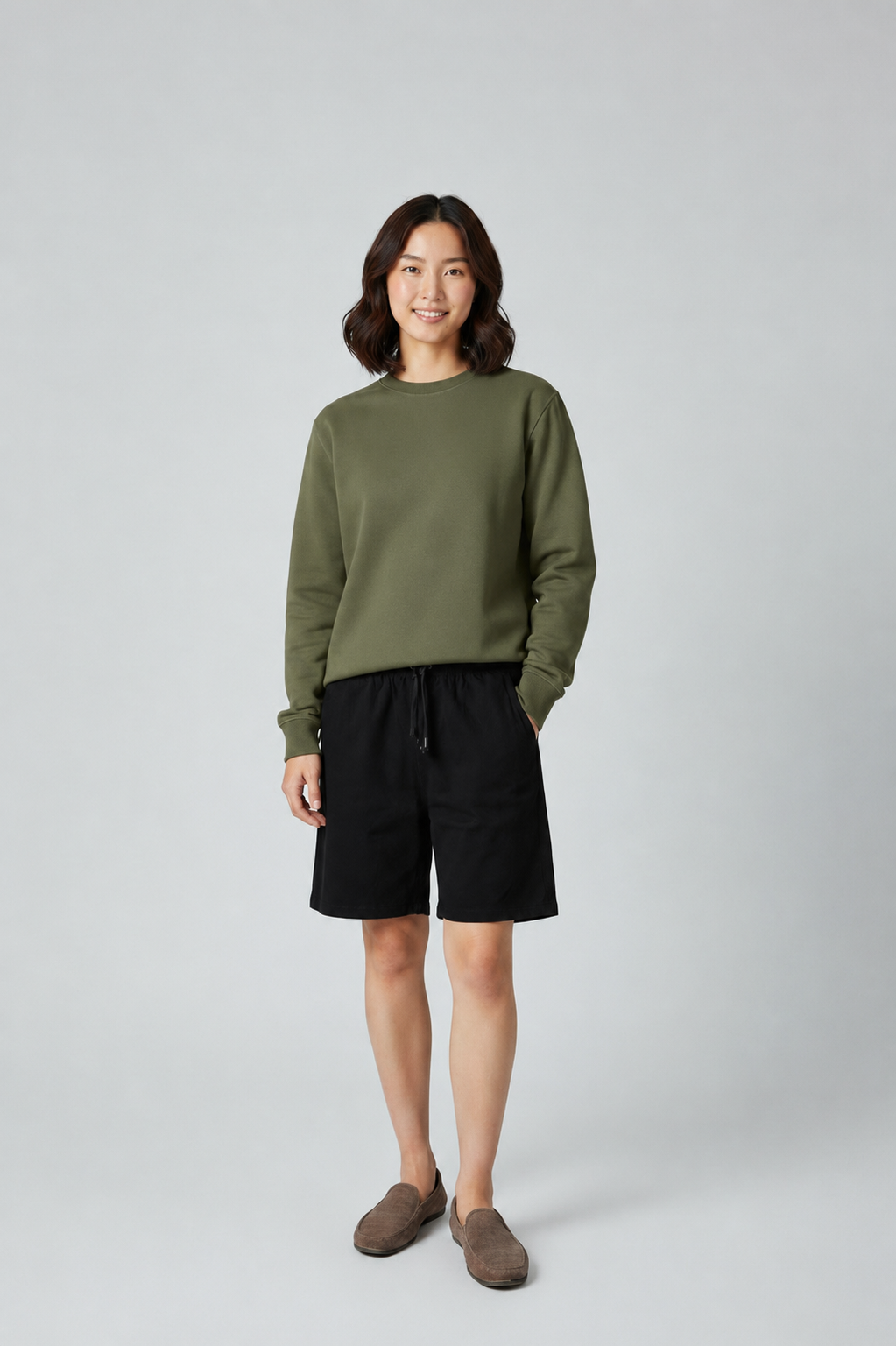 Black Oversized Shorts