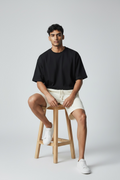 OFF White Cotton Terry Shorts