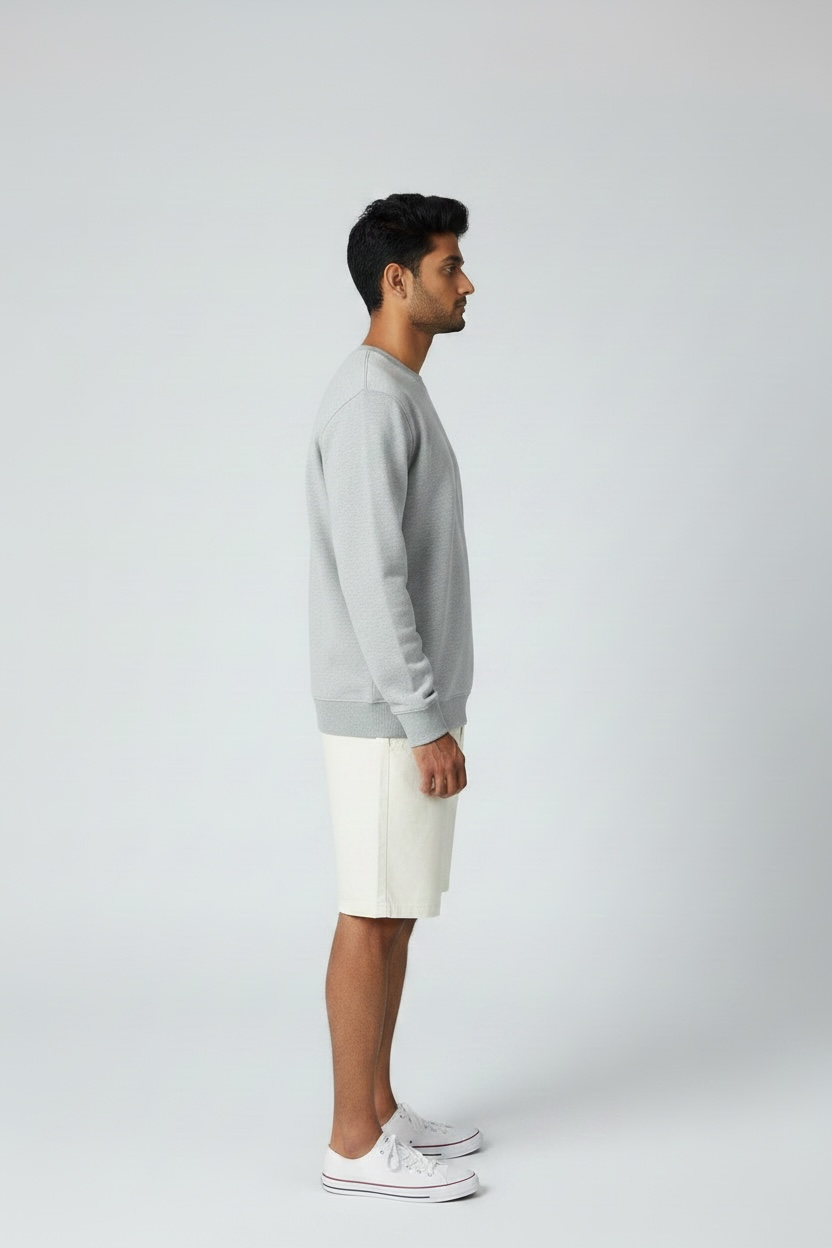 Grey Regular Sweatshirt