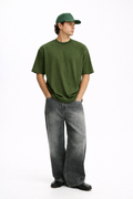 ARMY GREEN HEAVYWEIGHT OVERSIZED T-SHIRT