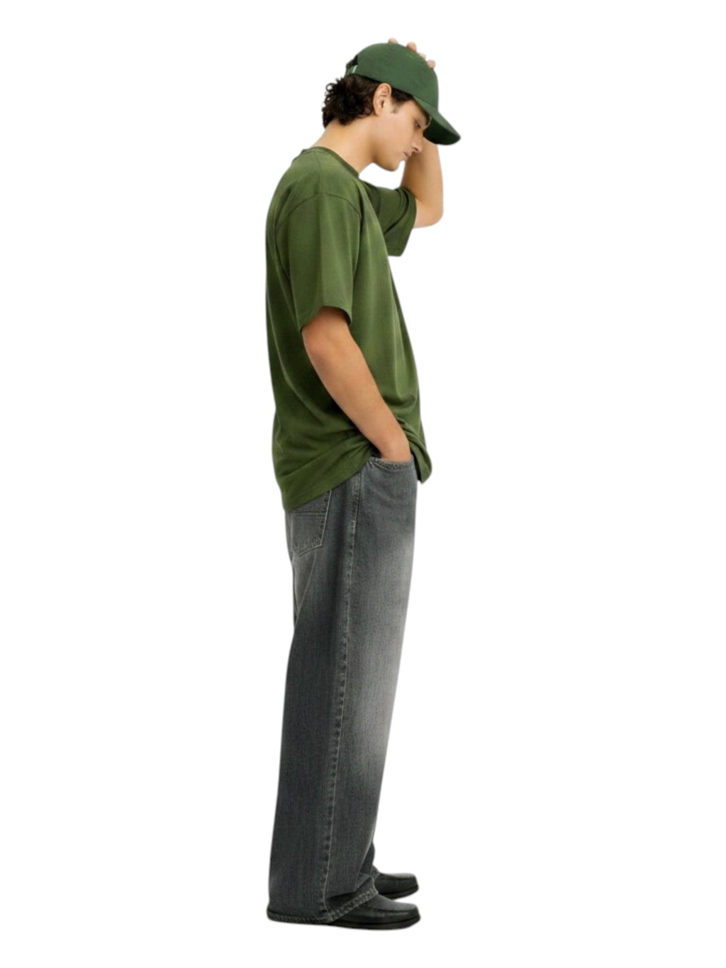 ARMY GREEN HEAVYWEIGHT OVERSIZED T-SHIRT