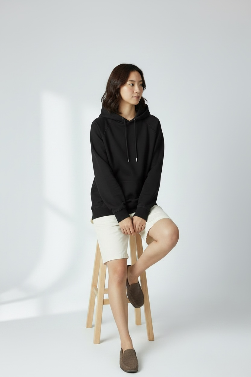 Black Oversized Hoodie