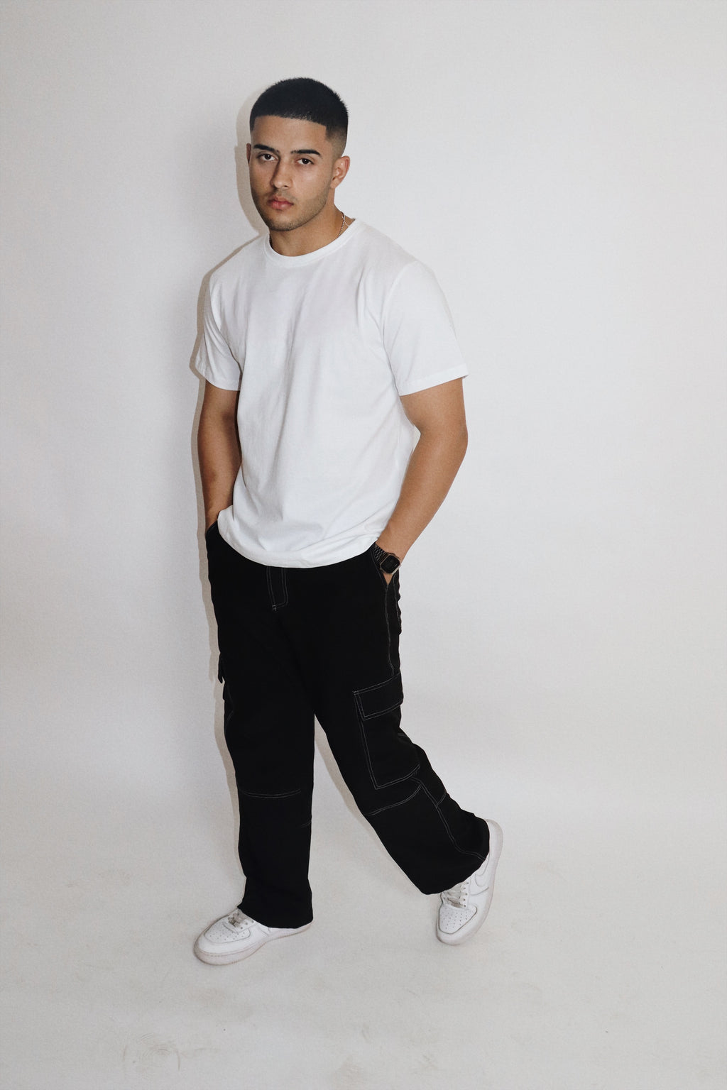 WHITE RELAXED FIT T-SHIRT