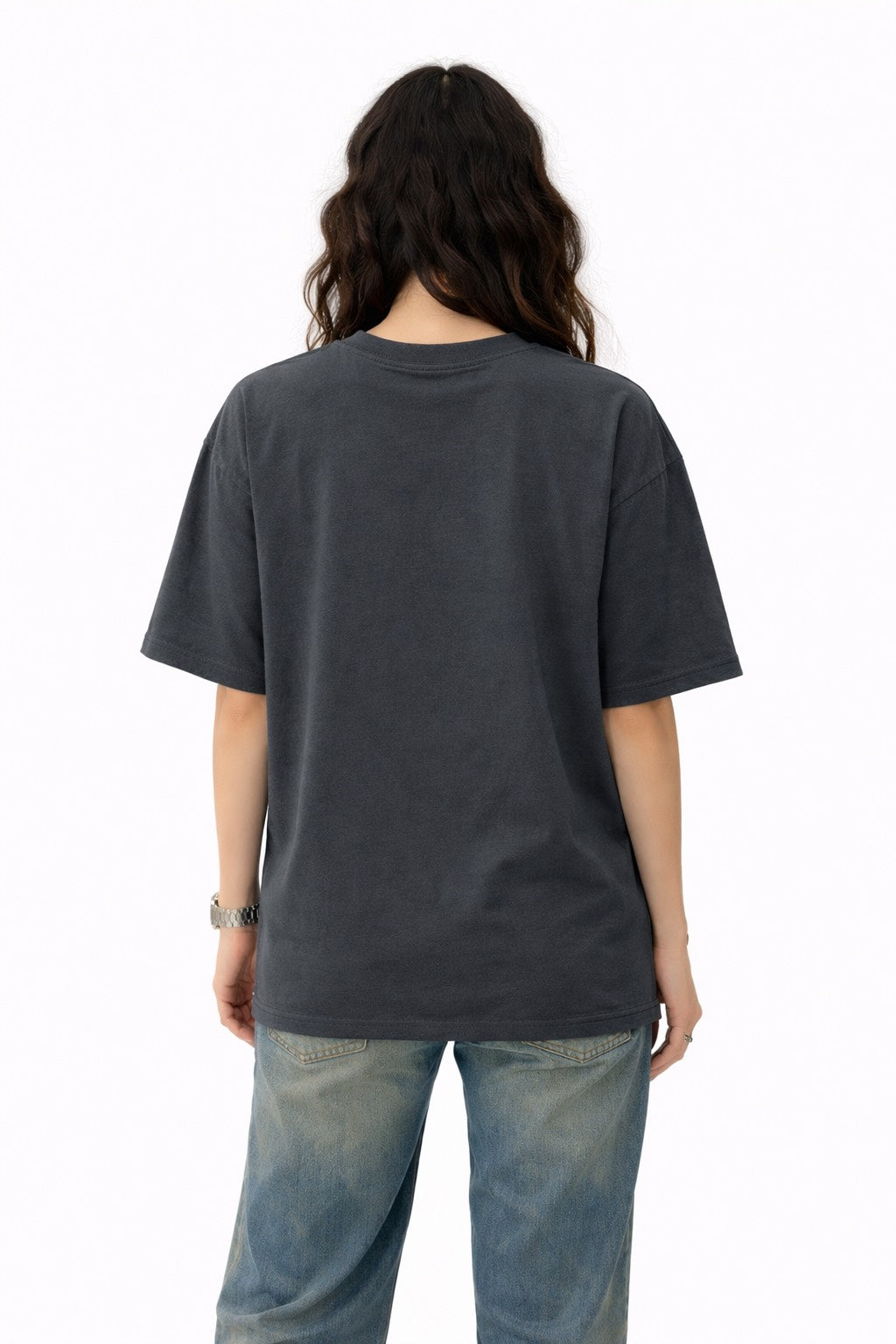 CHARCOAL OVERSIZED T-SHIRT
