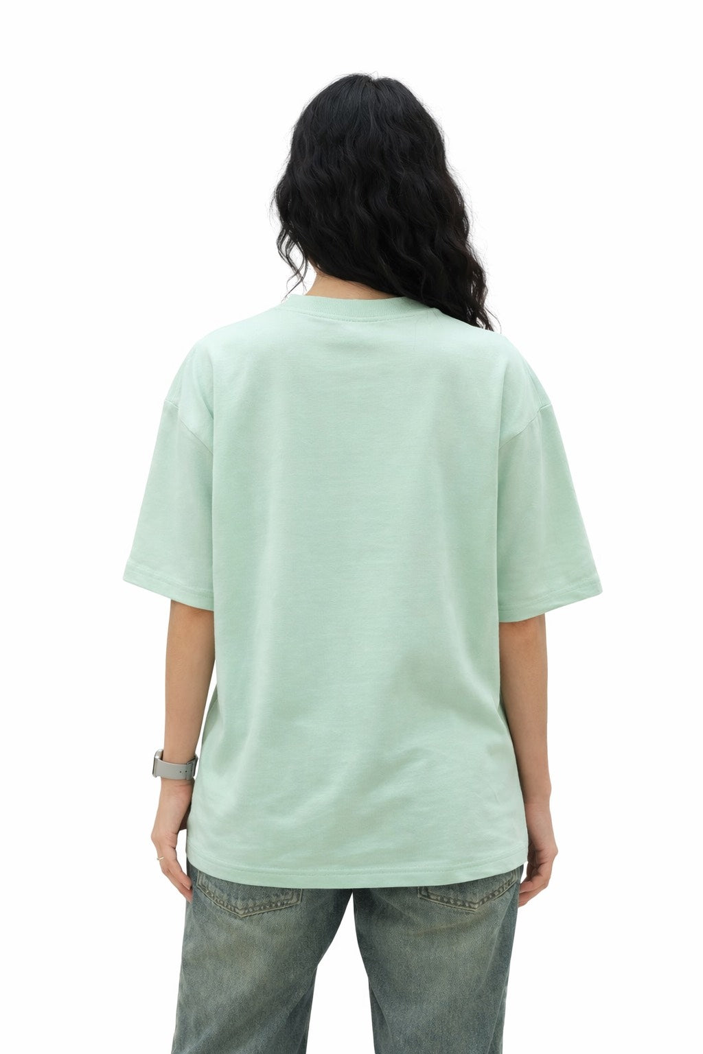 PASTEL GREEN OVERSIZED T-SHIRT