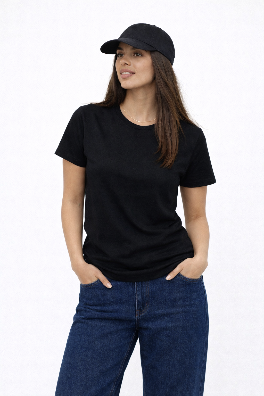BLACK REGULAR T-SHIRT