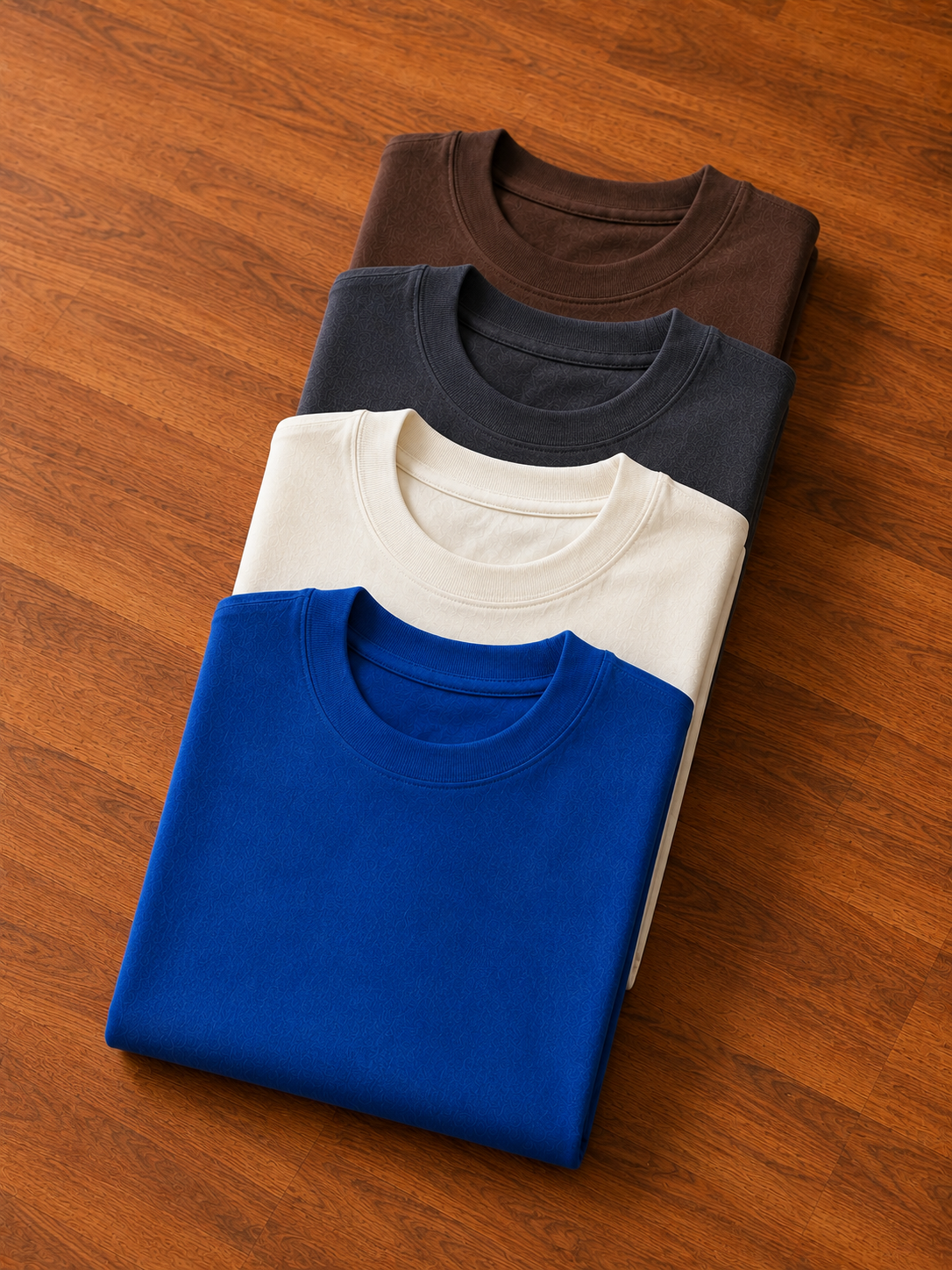 Essential 4-Pack Royal Blue,Off White,Brown & Grey