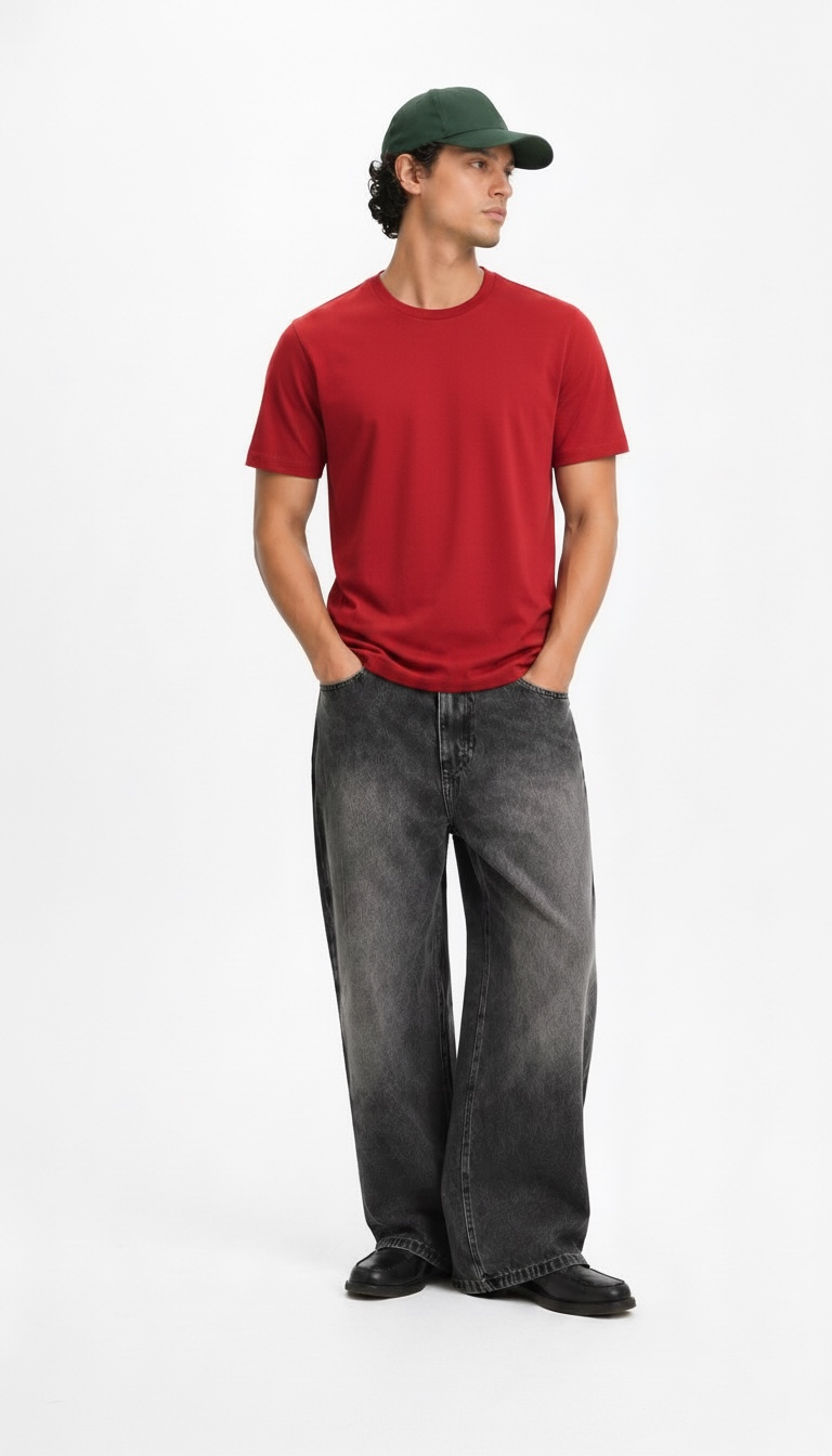 Red Regular T-Shirt