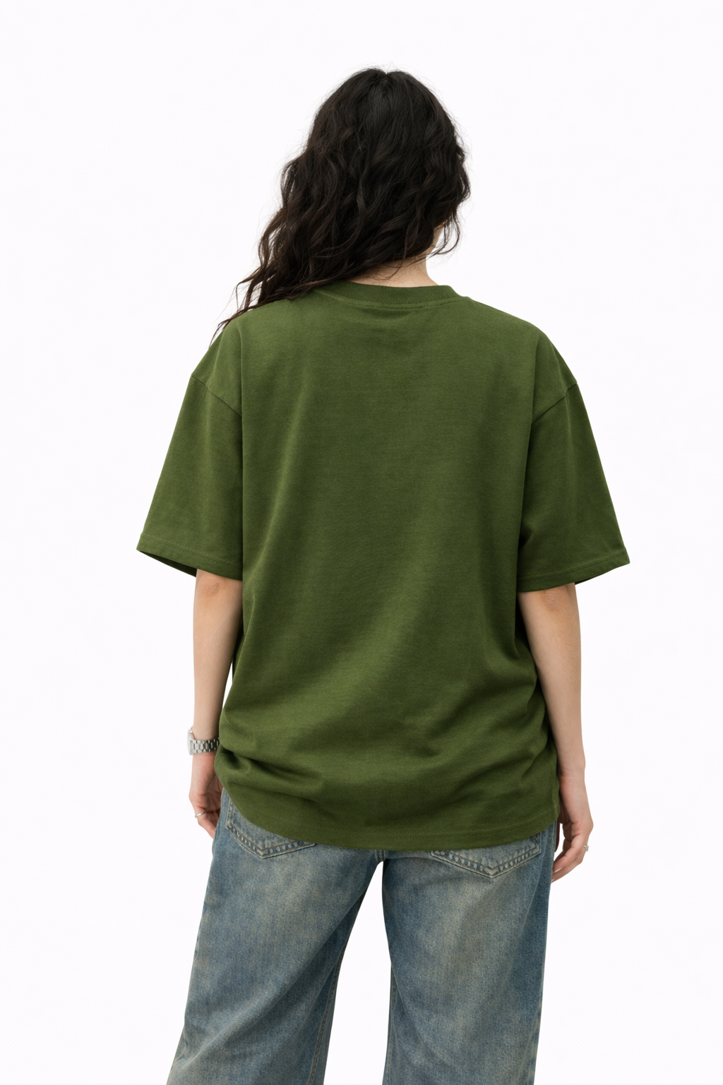 ARMY GREEN OVERSIZED T-SHIRT