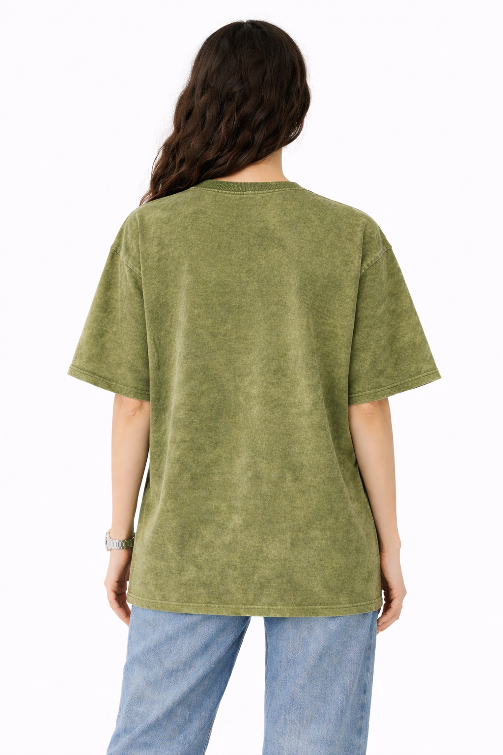 Army Green Acid Wash