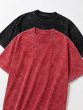 Red & Black Acid Wash Pack of 2