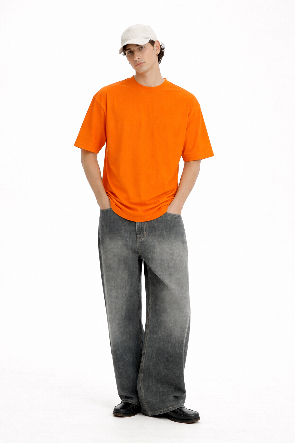 ORANGE HEAVYWEIGHT OVERSIZED T-SHIRT