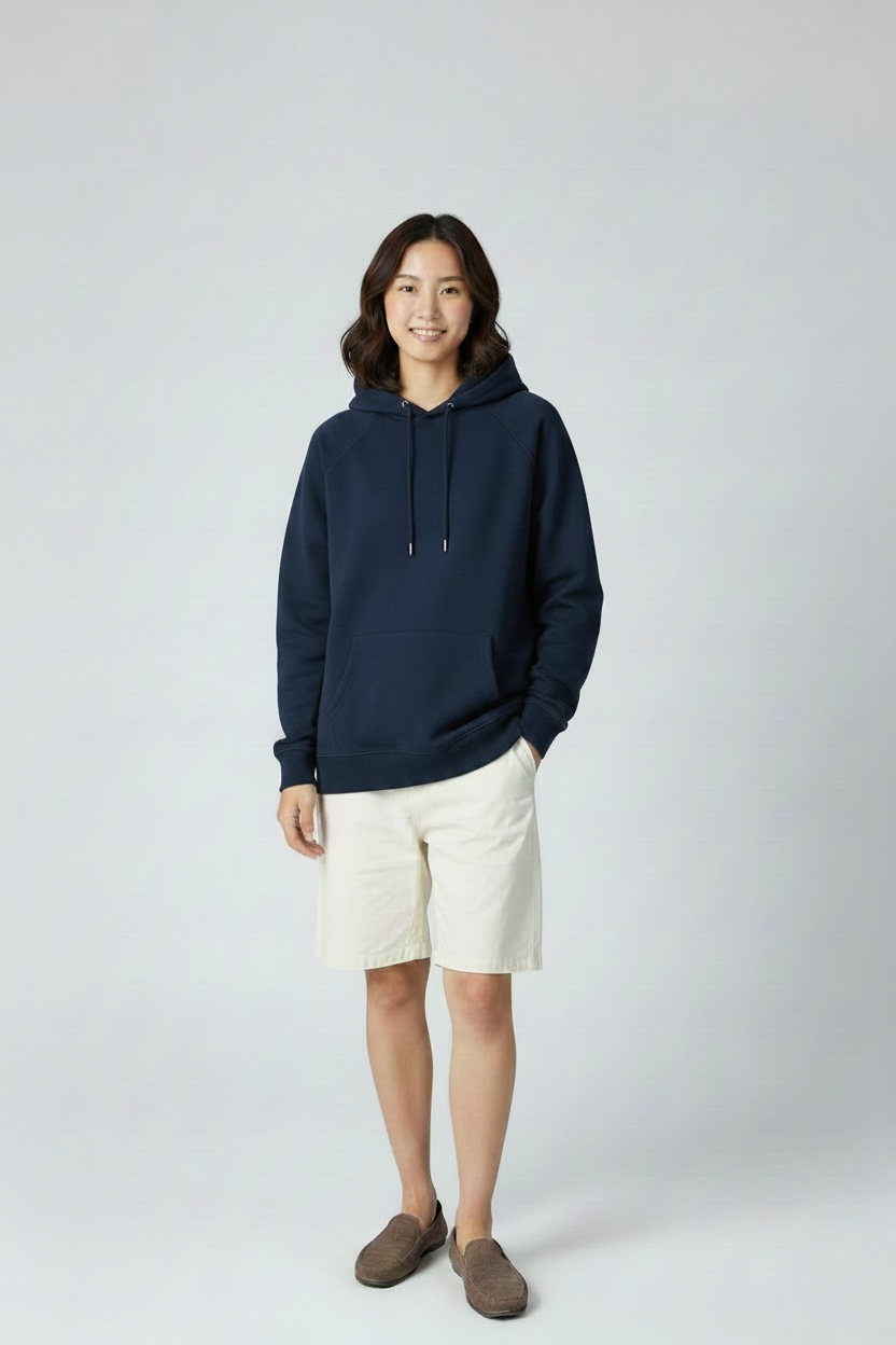 Navy Blue Oversized Hoodie