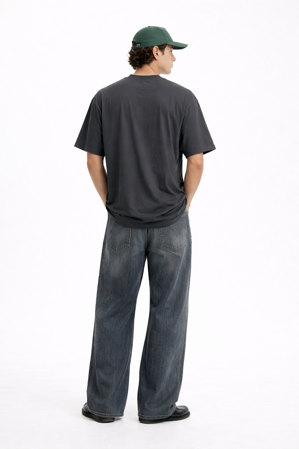 CHARCOAL GREY HEAVYWEIGHT OVERSIZED T-SHIRT