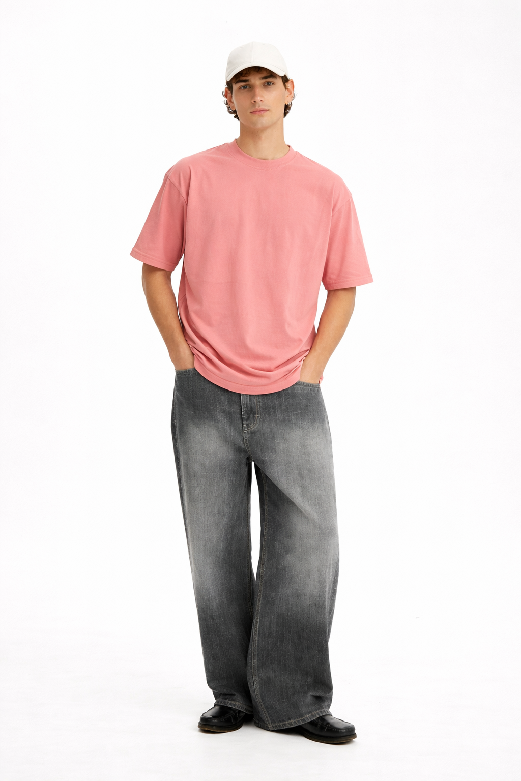 ROSE PINK HEAVYWEIGHT OVERSIZED T-SHIRT