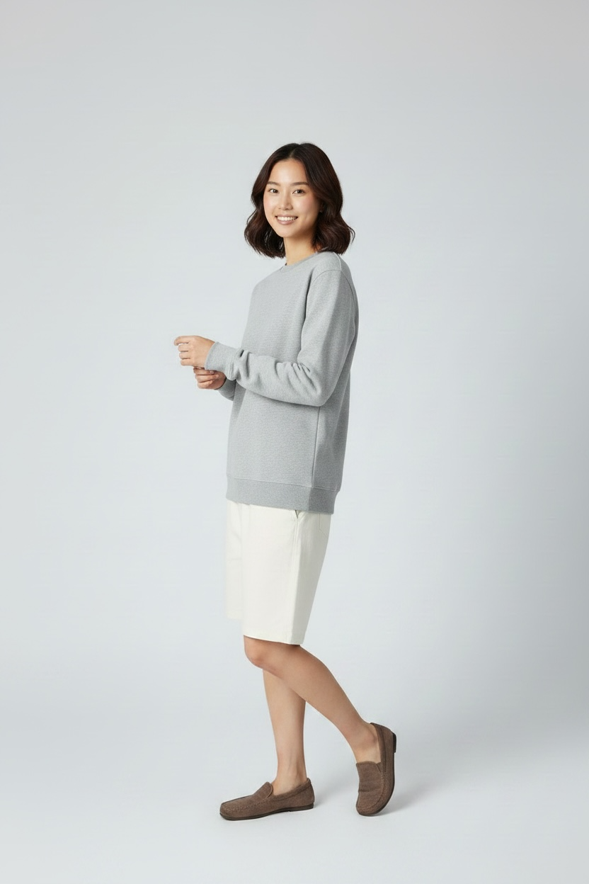 Grey Regular Sweatshirt