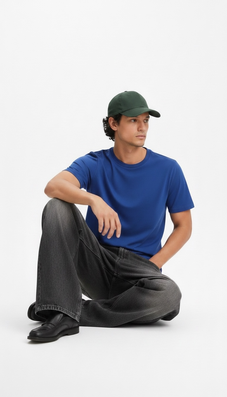 Royal Blue Regular T-Shirt