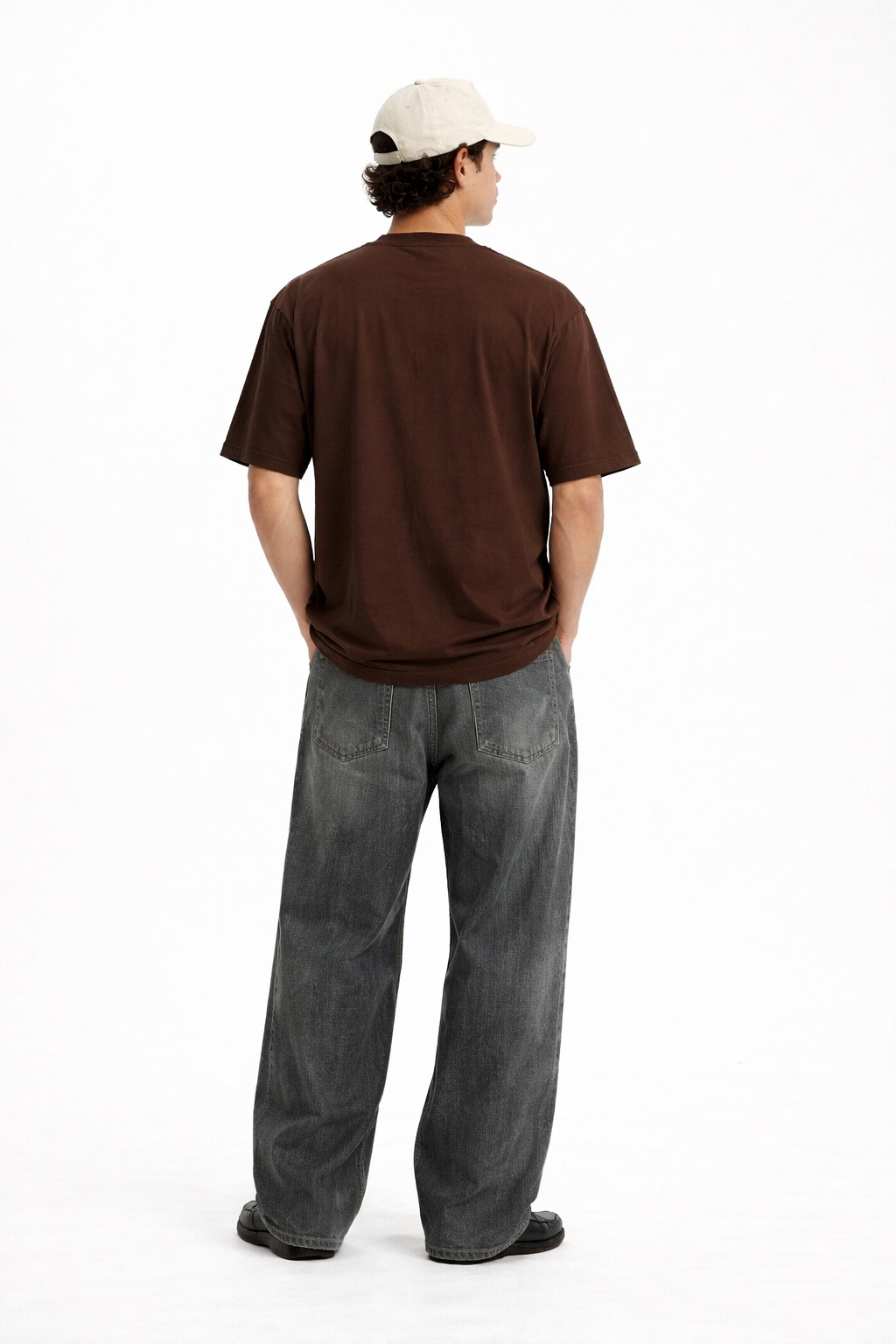BROWN HEAVYWEIGHT OVERSIZED T-SHIRT