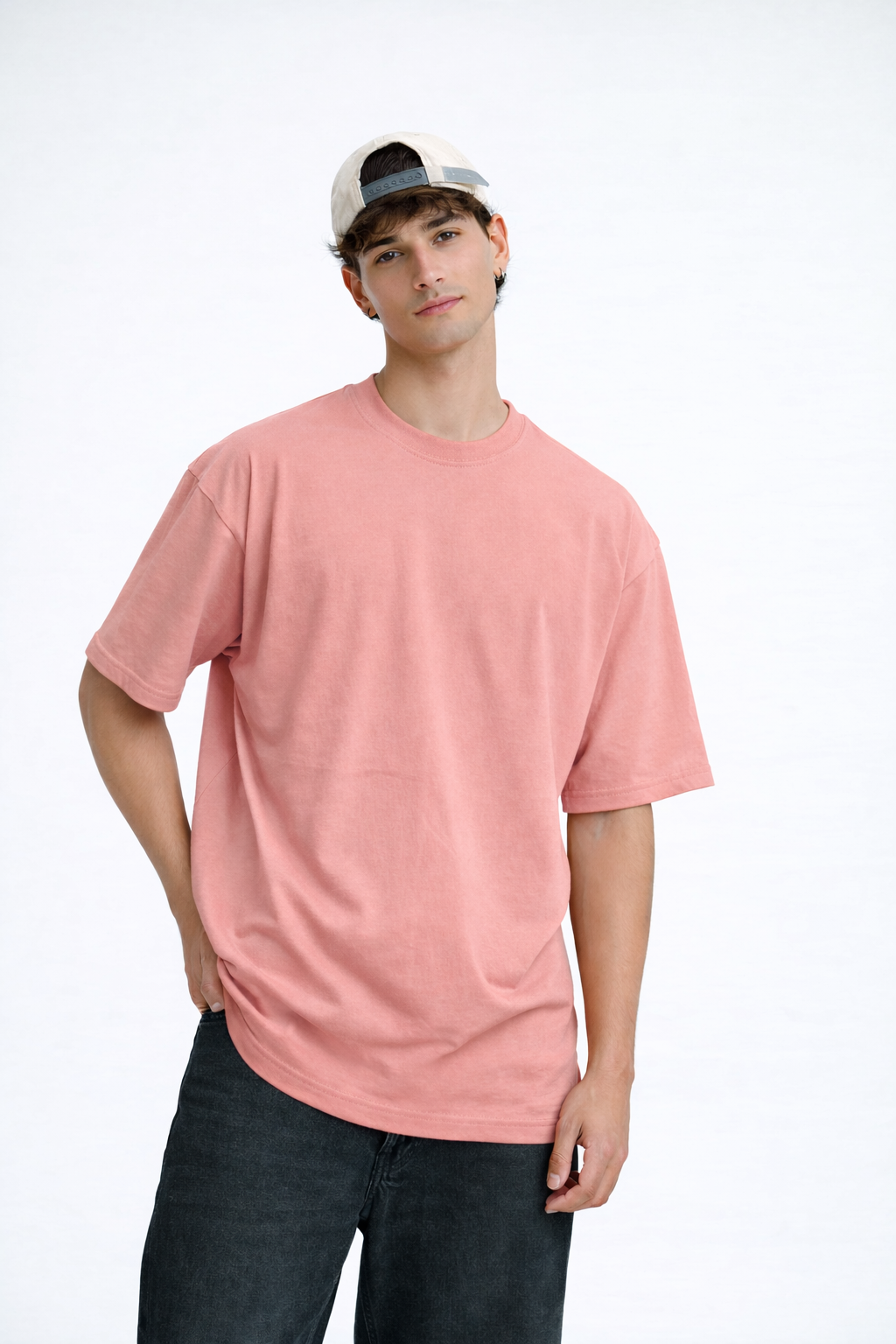 ROSE PINK OVERSIZED T-SHIRT