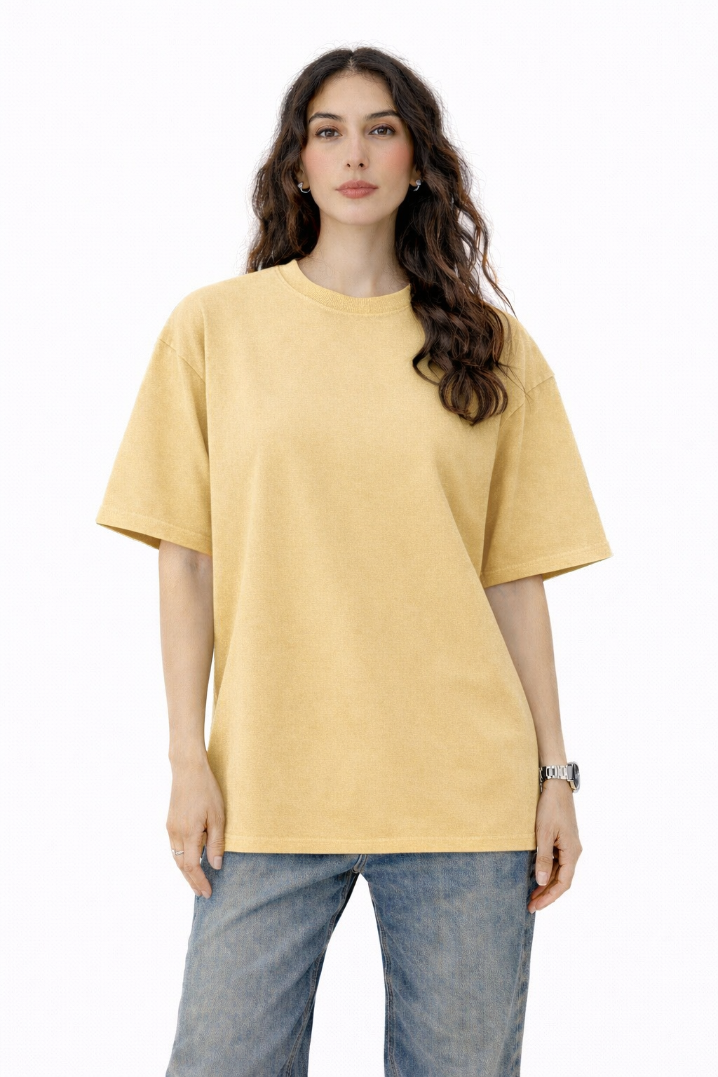 BEIGE OVERSIZED T-SHIRT