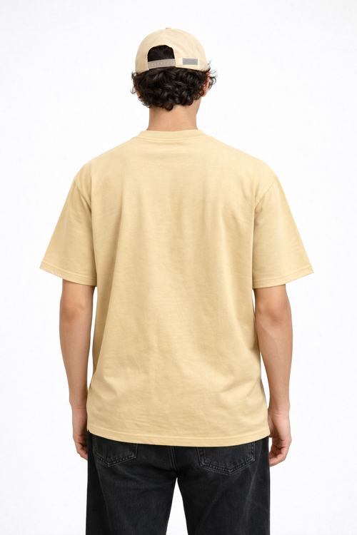 BEIGE HEAVYWEIGHT OVERSIZED T-SHIRT