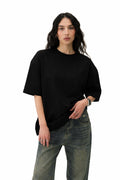 BLACK OVERSIZED T-SHIRT