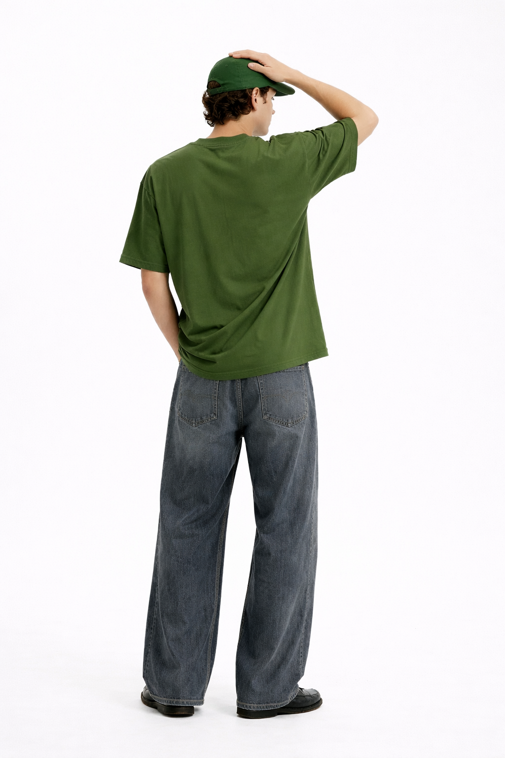 ARMY GREEN HEAVYWEIGHT OVERSIZED T-SHIRT