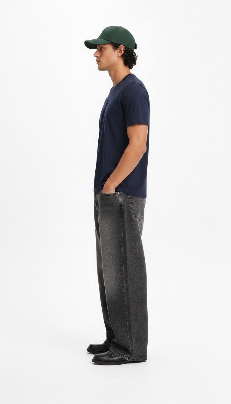 Navy Blue Regular Fit