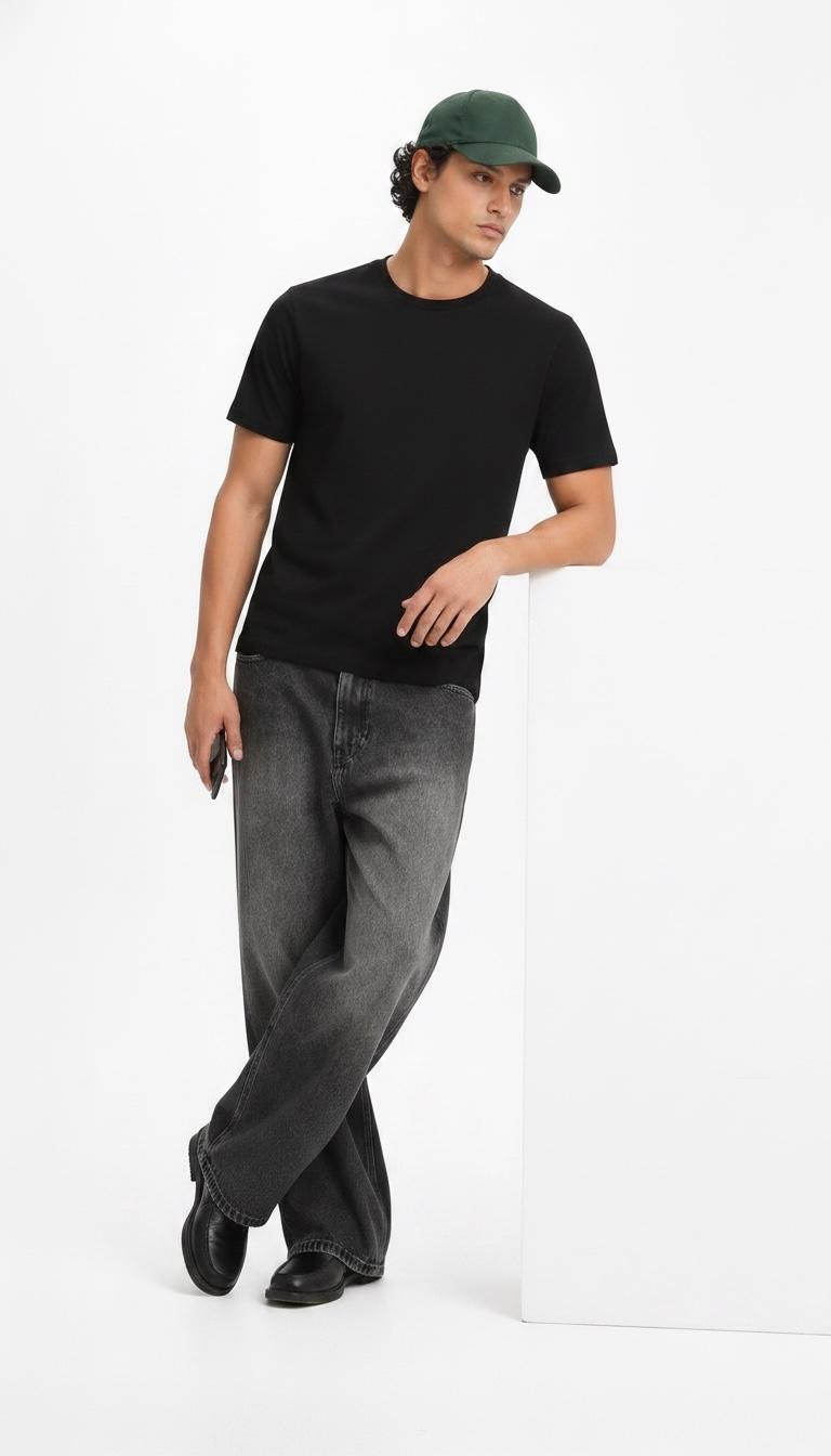 Black Regular Fit