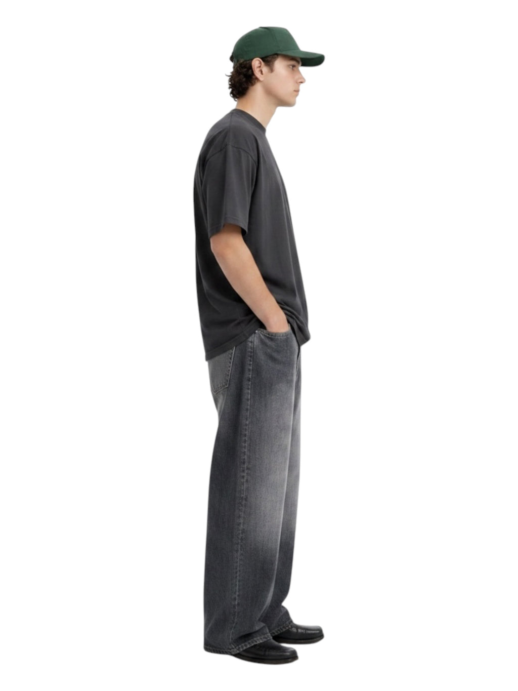 CHARCOAL GREY HEAVYWEIGHT OVERSIZED T-SHIRT