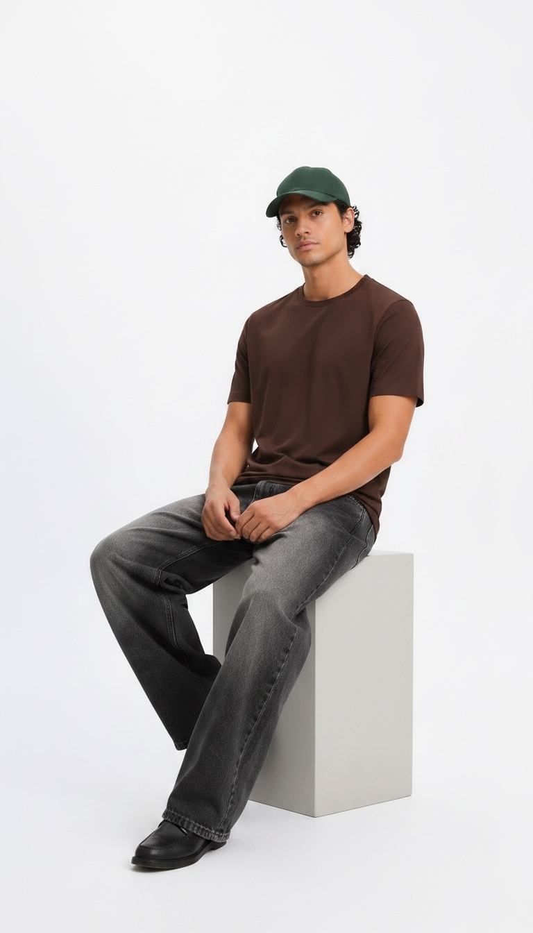 Brown Regular Fit