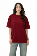 MAROON OVERSIZED T-SHIRT