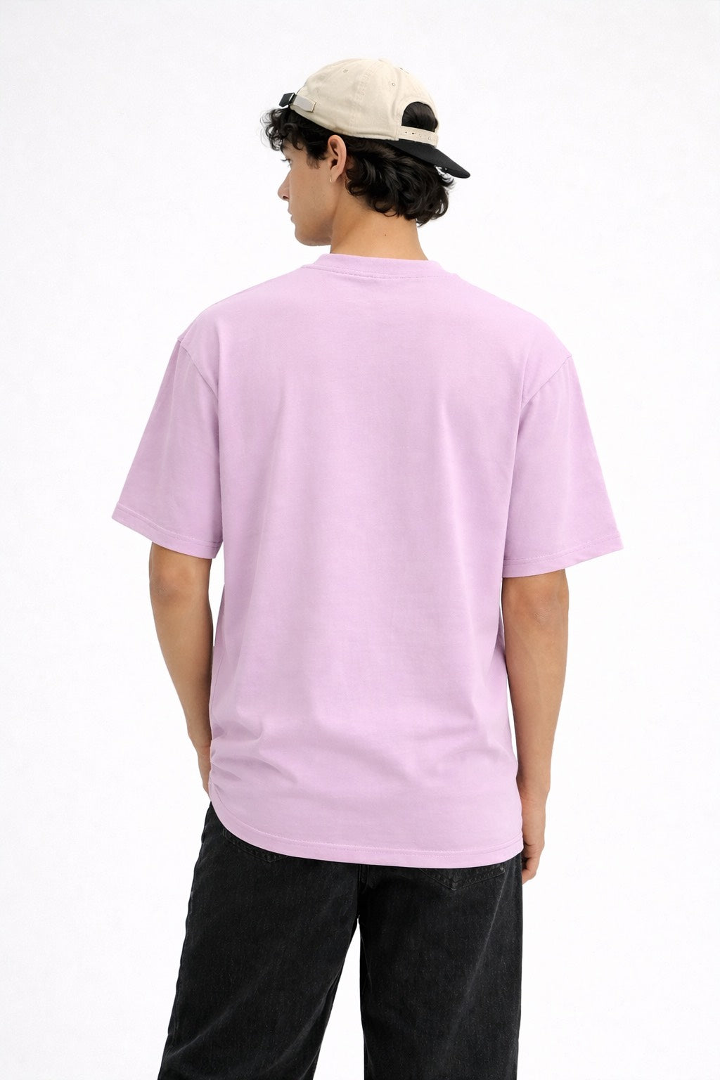 LAVENDER OVERSIZED T-SHIRT