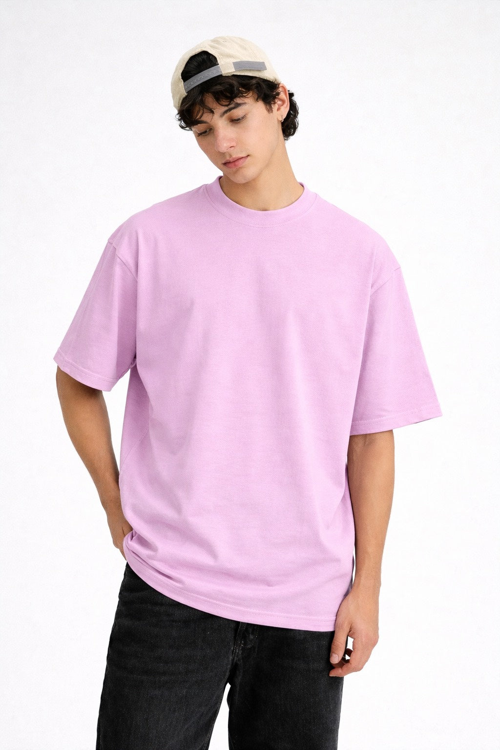 LAVENDER OVERSIZED T-SHIRT