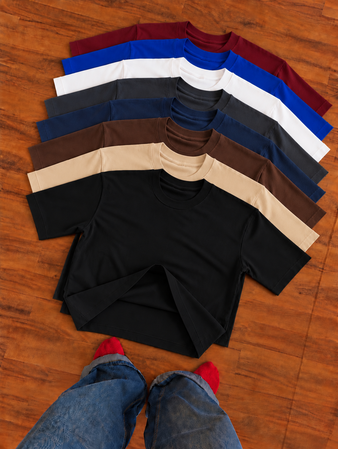 Heavyweight Cotton T-Shirts Pack Of 8