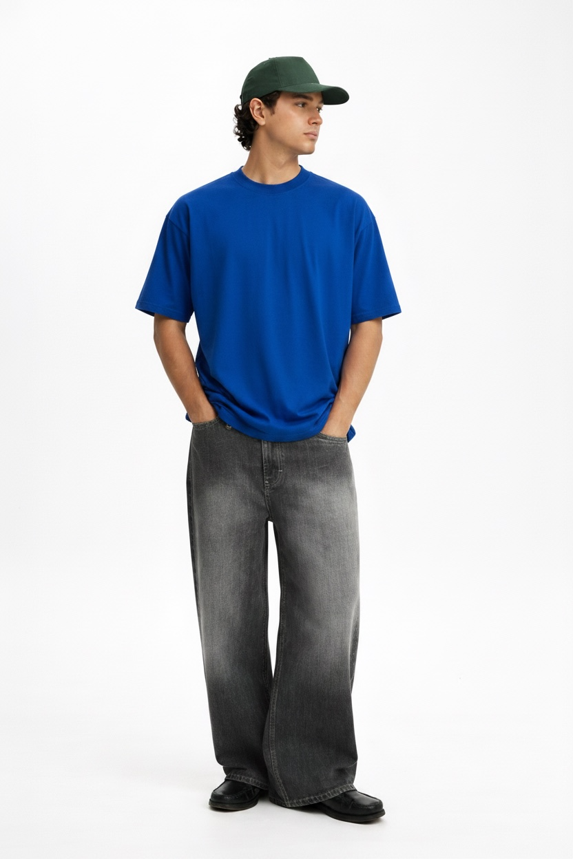 ROYAL BLUE HEAVYWEIGHT OVERSIZED T-SHIRT
