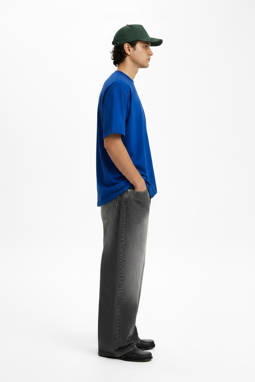 ROYAL BLUE HEAVYWEIGHT OVERSIZED T-SHIRT
