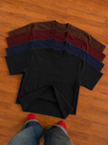 Gym Essentials Pack of 4 Black,Navy blue,Maroon,Brown