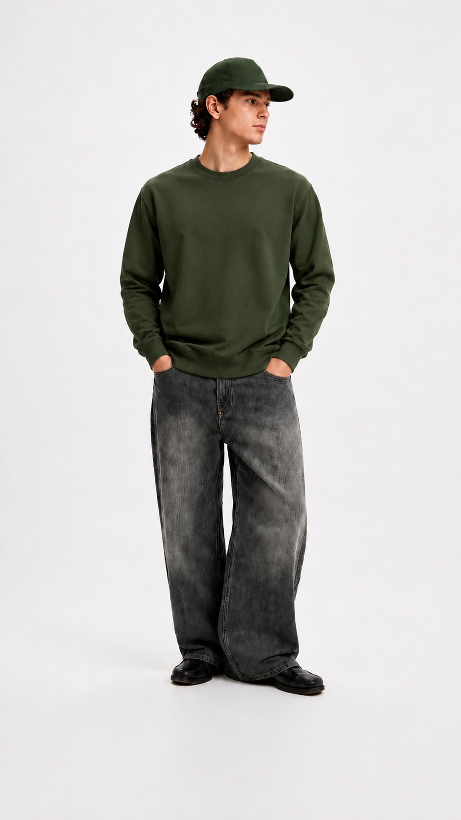 Army Green Regular Sweatshirt