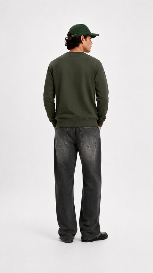 Army Green Regular Sweatshirt