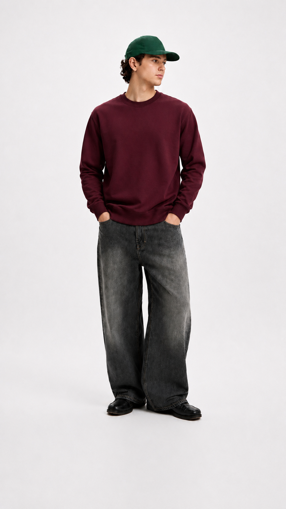 Maroon Regular Sweatshirt