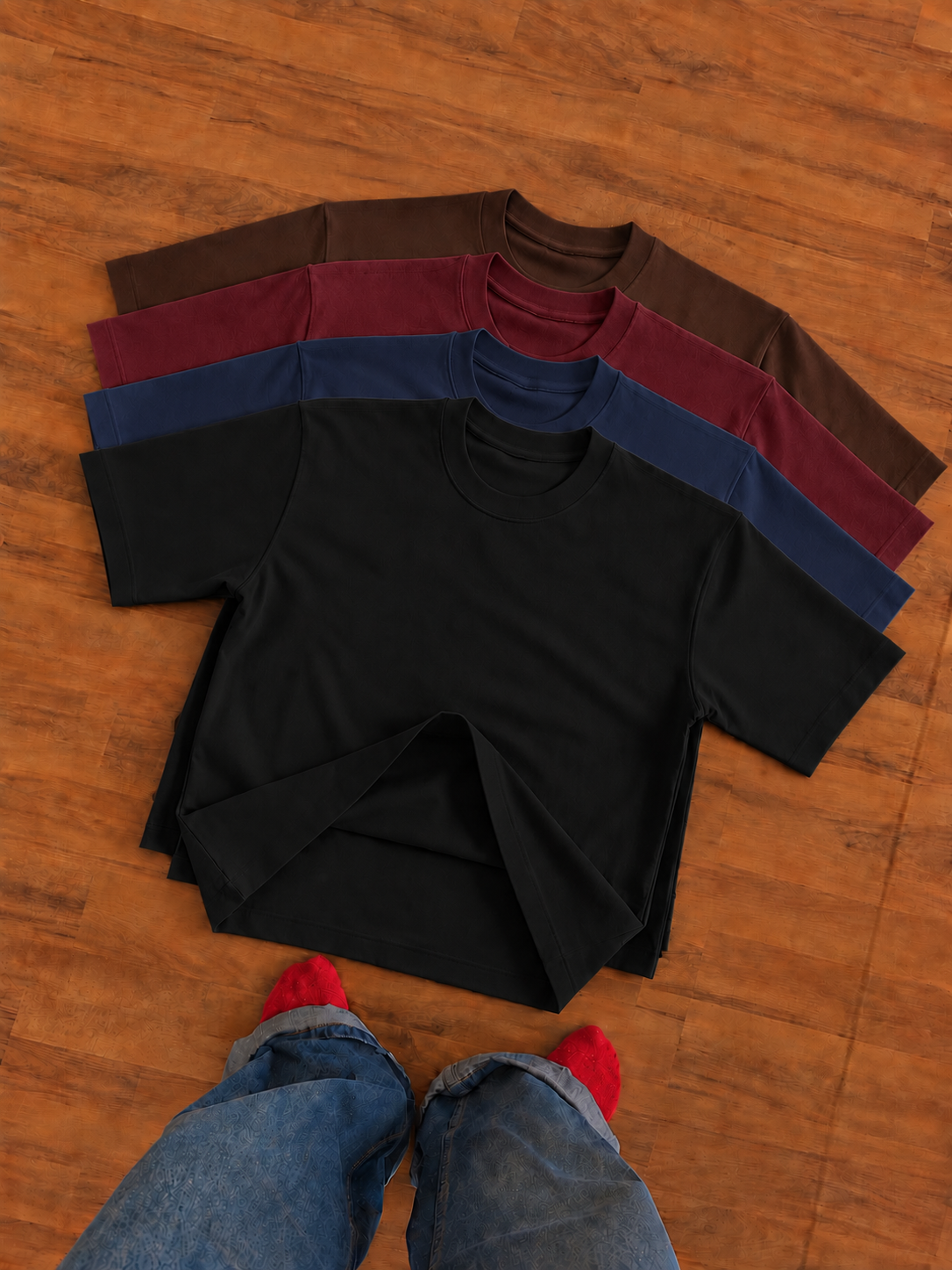 Gym Essentials Heavyweight Pack of 4 T-Shirts