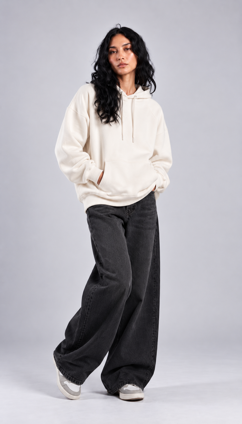 Off White 430 GSM Heavyweight Oversized Hoodie