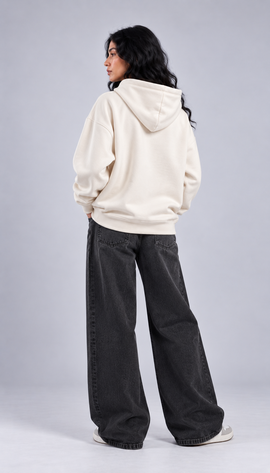 Off White 430 GSM Heavyweight Oversized Hoodie