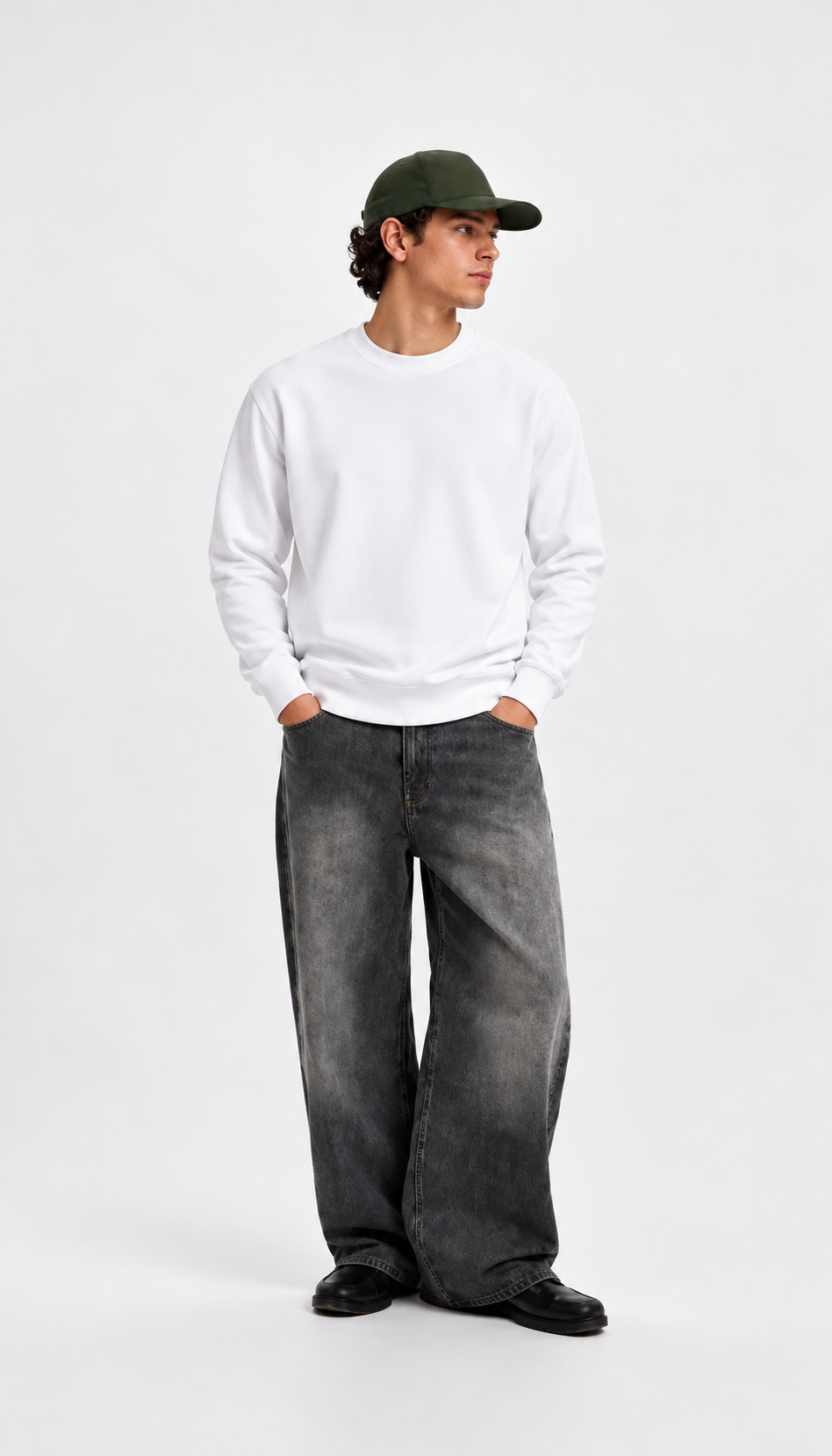 White Regular Sweatshirt