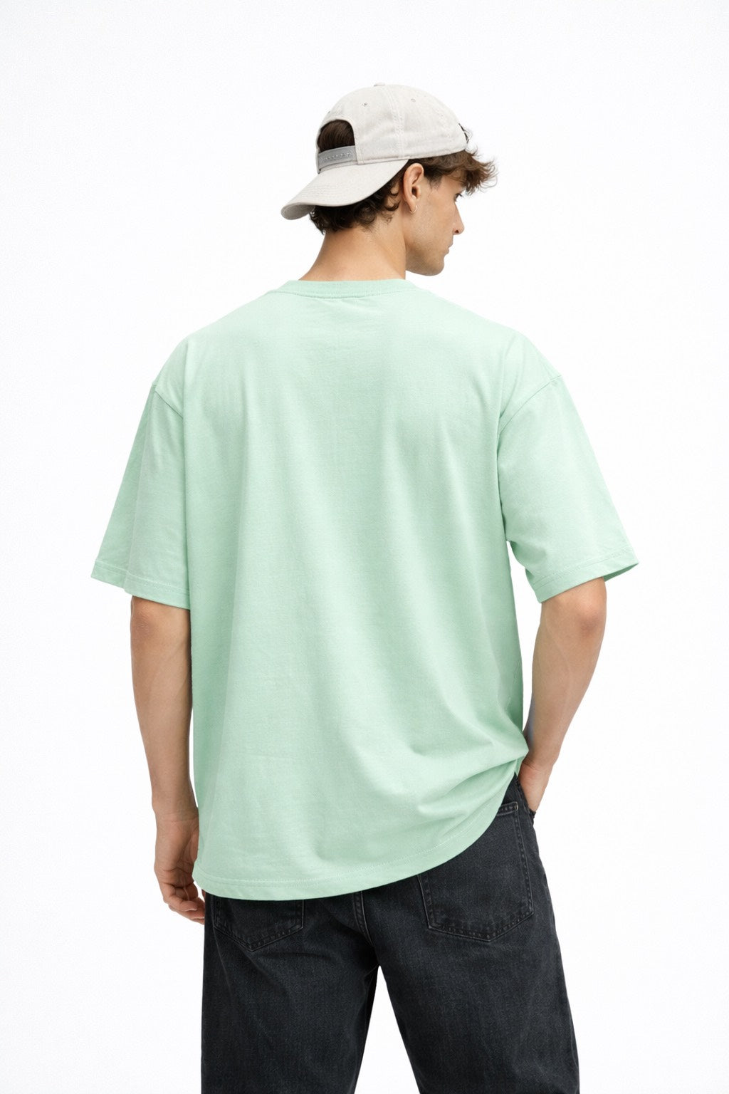PASTEL GREEN OVERSIZED T-SHIRT