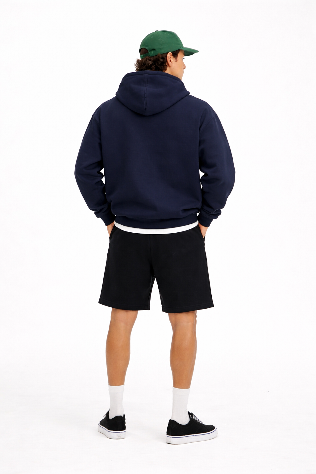 NAVY BLUE HEAVYWEIGHT HOODIE
