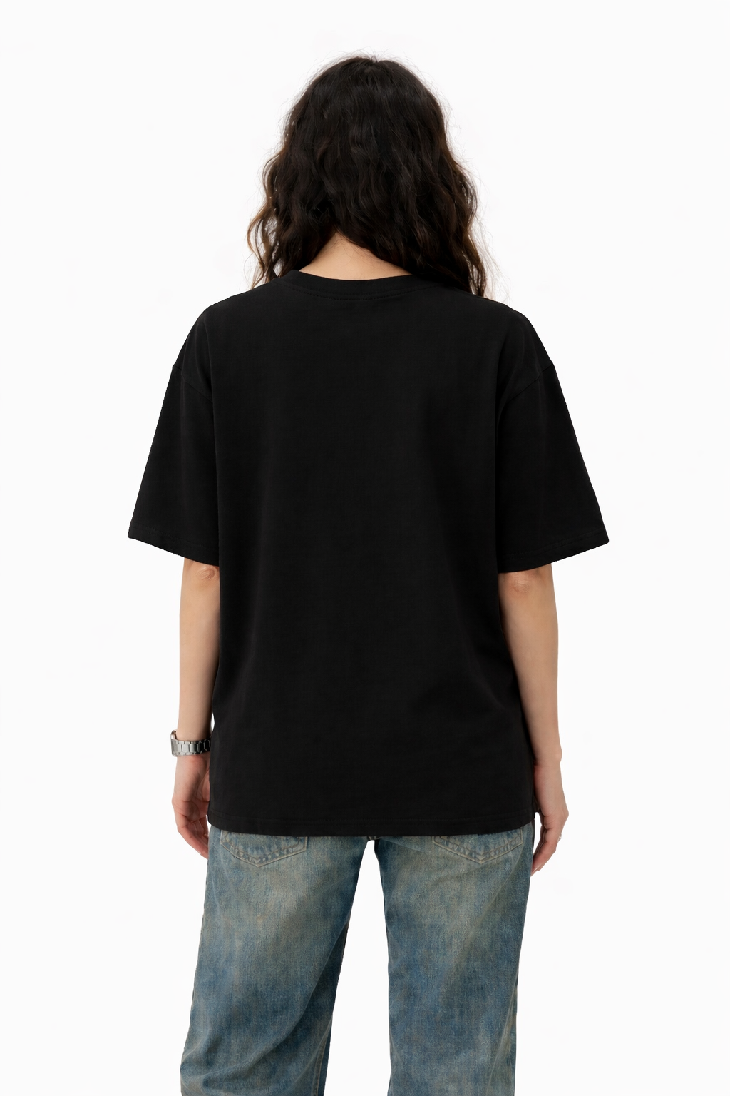 BLACK OVERSIZED T-SHIRT