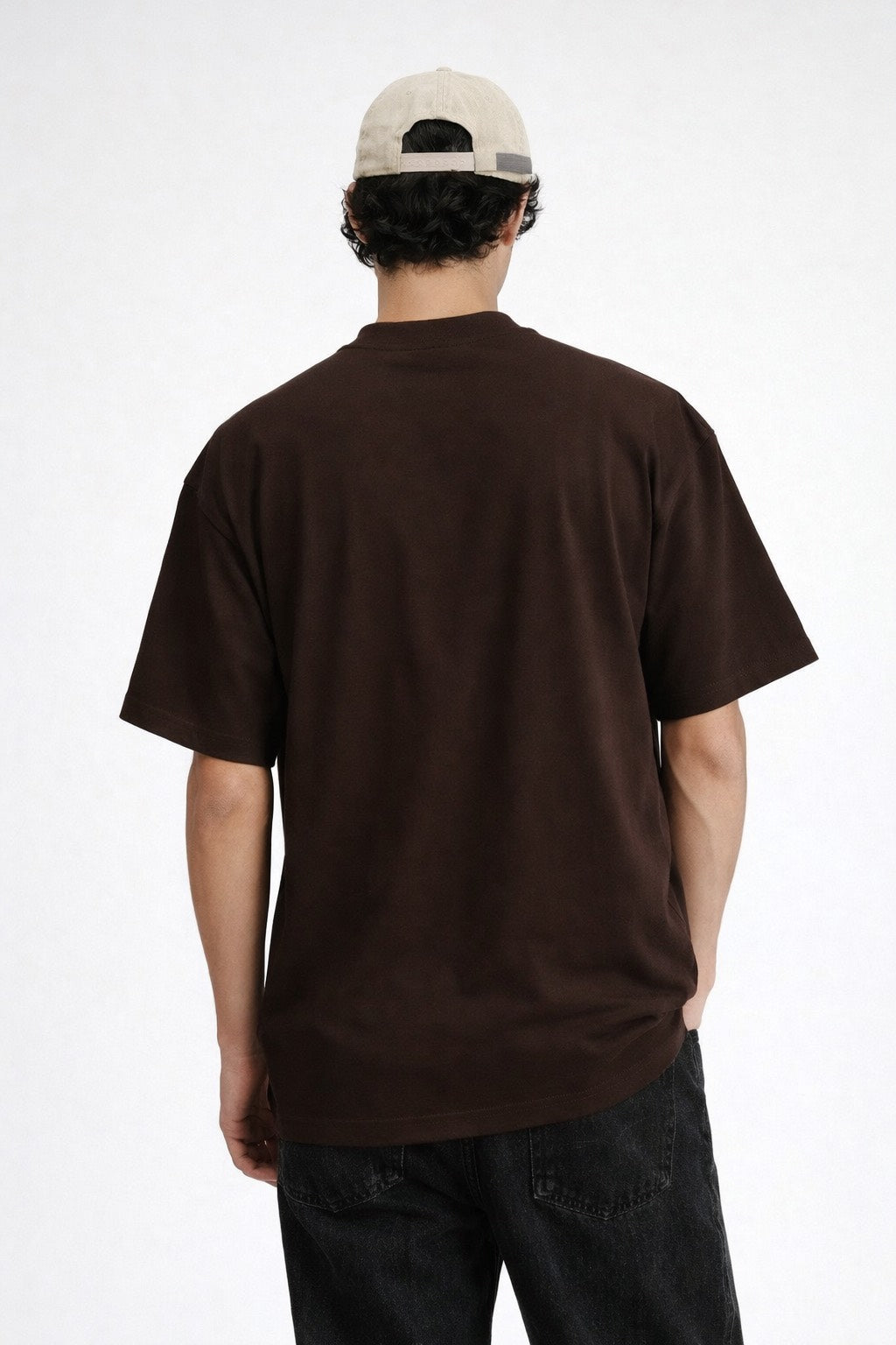 BROWN OVERSIZED T-SHIRT