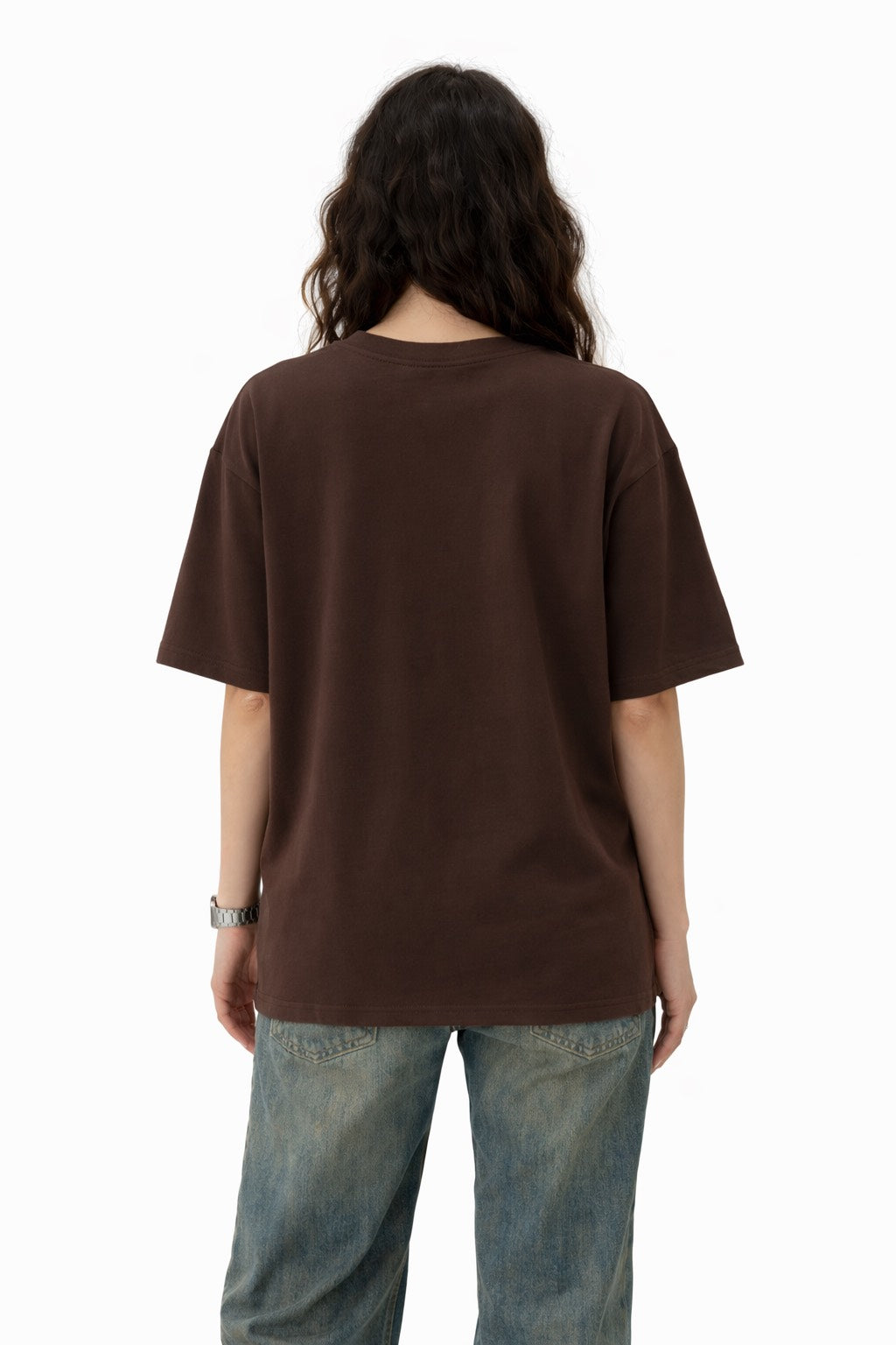 BROWN OVERSIZED T-SHIRT